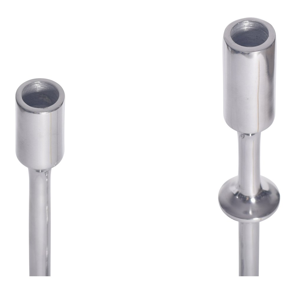 Irie Candle Holders-Set Of Two Silver