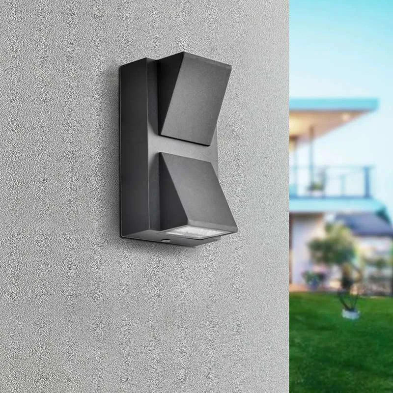 6W LED UP & Down Outdoor Wall Lamp – IP54 Aluminum Exterior Light