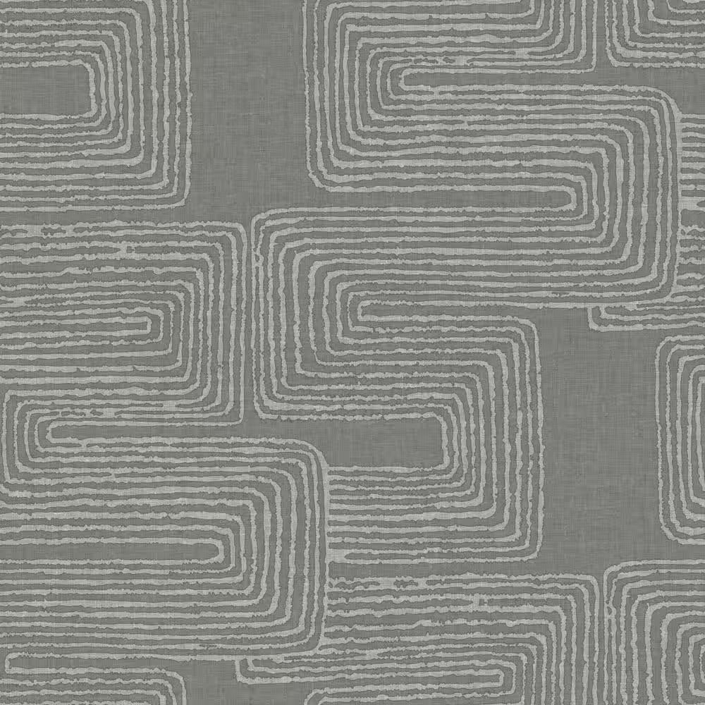Nikki Chu 30.75 sq. ft. Grey Zulu Signature Peel and Stick Wallpaper