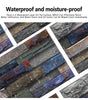 Peel And Stick Wallpaper Retro Stone Brick Self-adhesive Wall Stickers Bathroom Kitchen Back Stickers