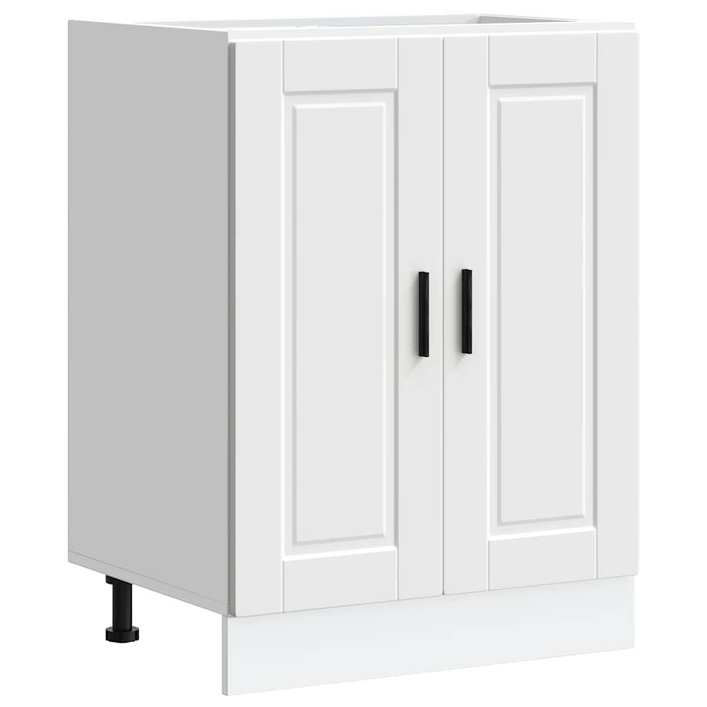 vidaXL Kitchen Base Cabinet White Engineered wood Standard