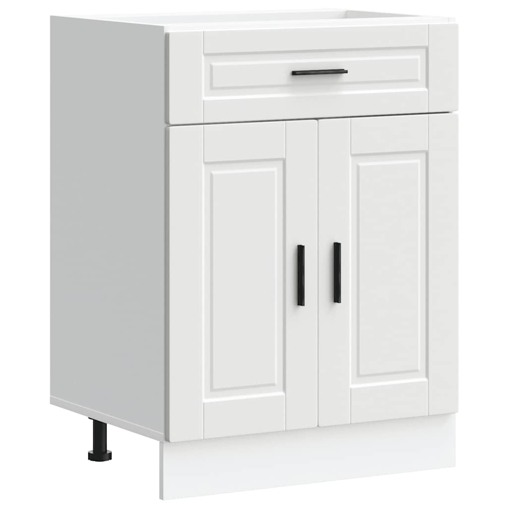 vidaXL Kitchen Base Cabinet White Engineered wood Standard