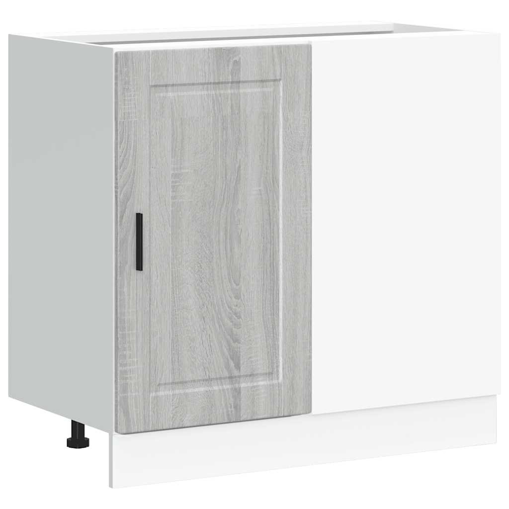 vidaXL Kitchen Base Cabinet Gray Sonoma Engineered wood Medium