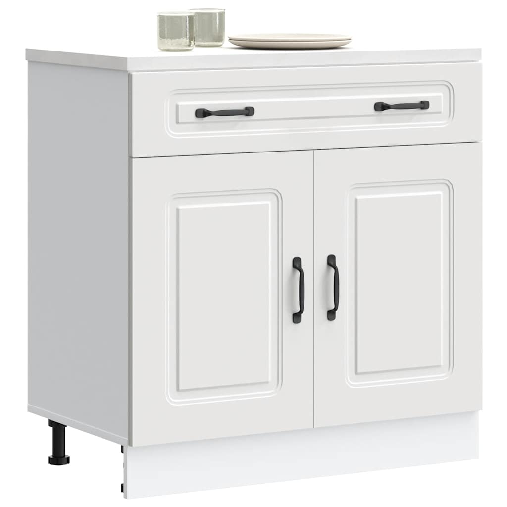 vidaXL Kitchen Base Cabinet White Engineered wood