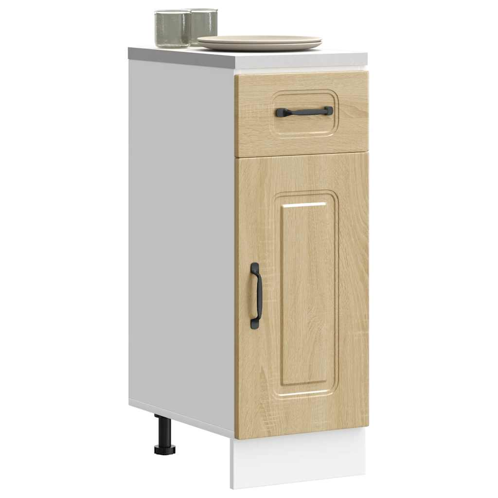 vidaXL Kitchen Base Cabinet Sonoma Oak Engineered Wood Medium