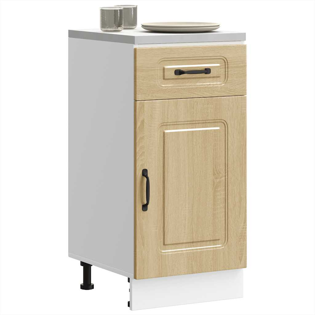 vidaXL Kitchen Base Cabinet Sonoma oak Engineered wood Standard