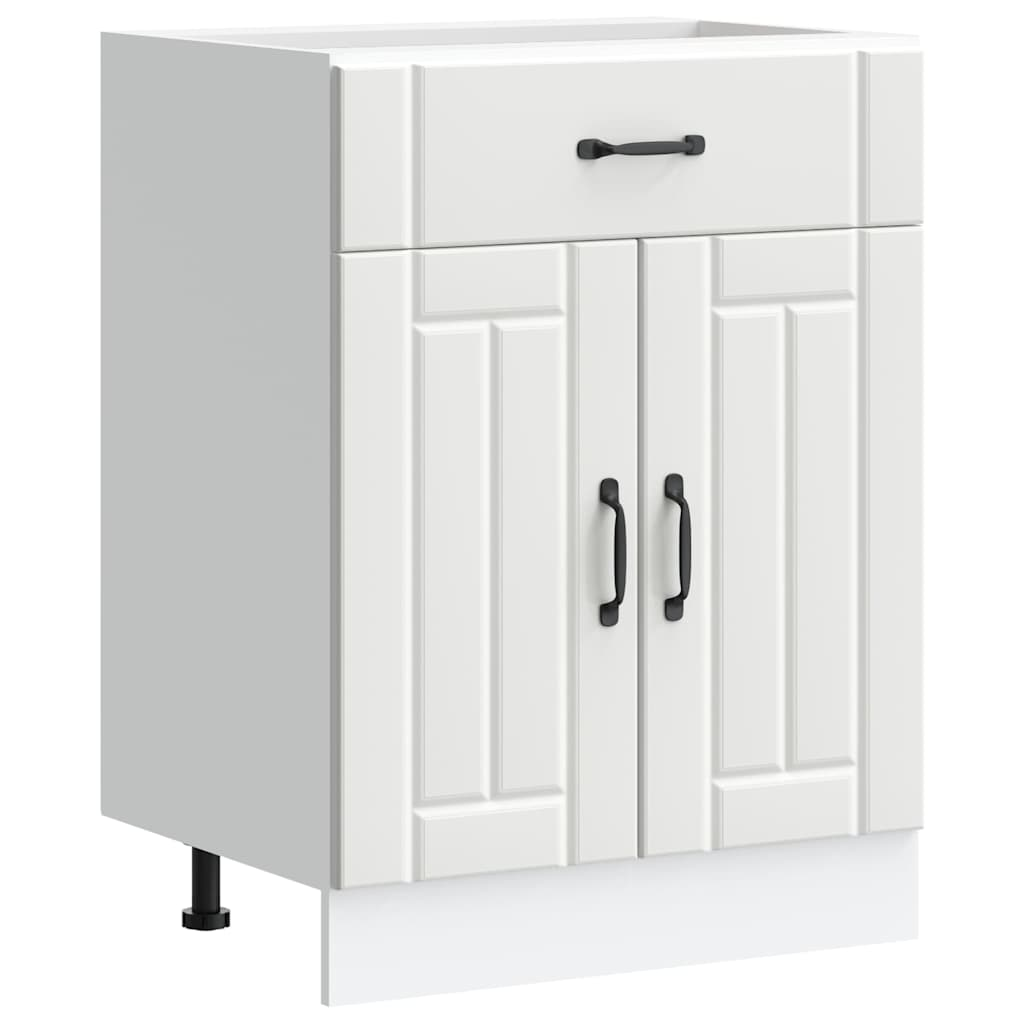 vidaXL Kitchen Base Cabinet White Engineered wood