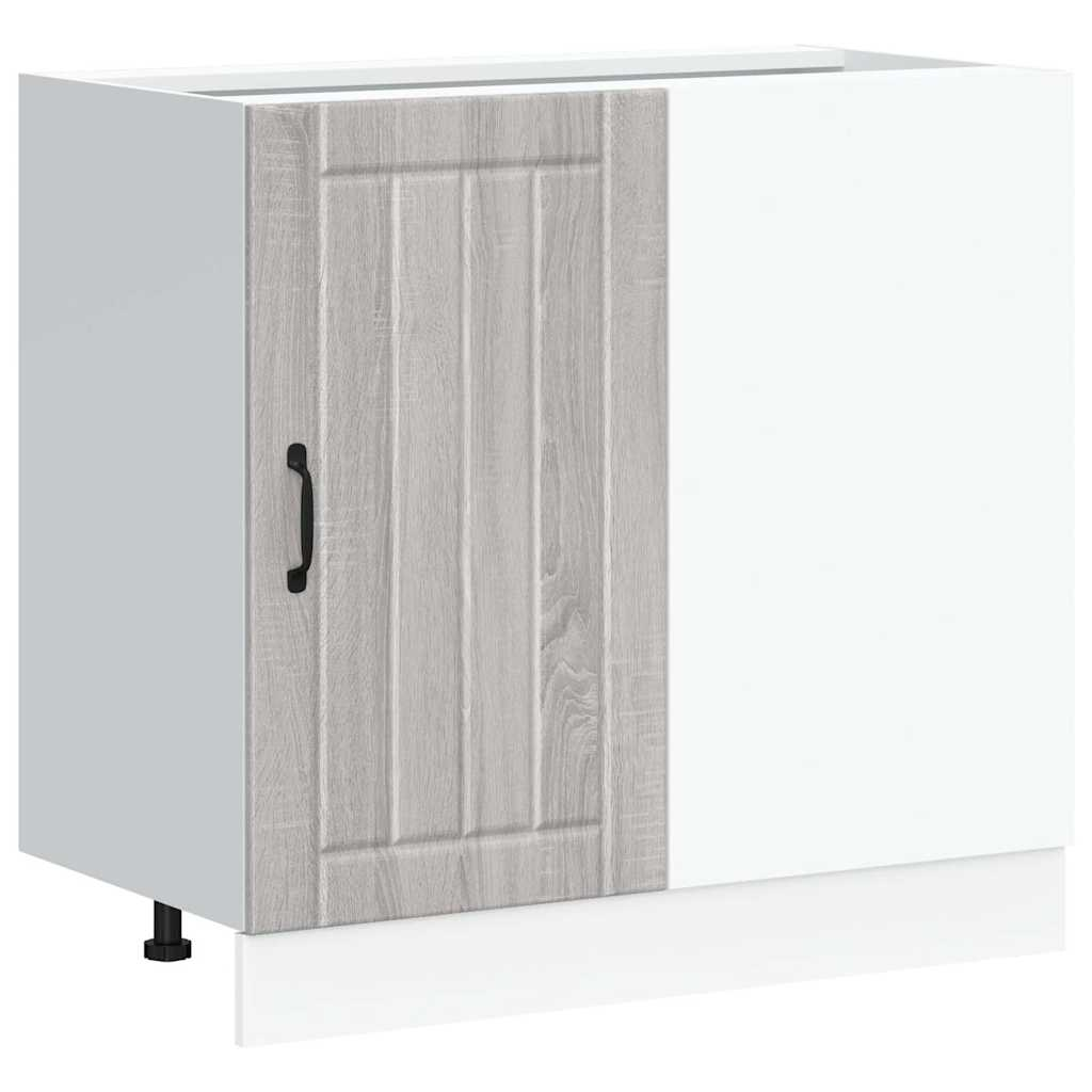 vidaXL Kitchen Wall Cabinet Adjustable Feet Sink Base Cabinet Rectangular