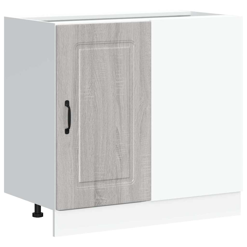 vidaXL Kitchen Base Cabinet Grey Sonoma Engineered Wood Standard