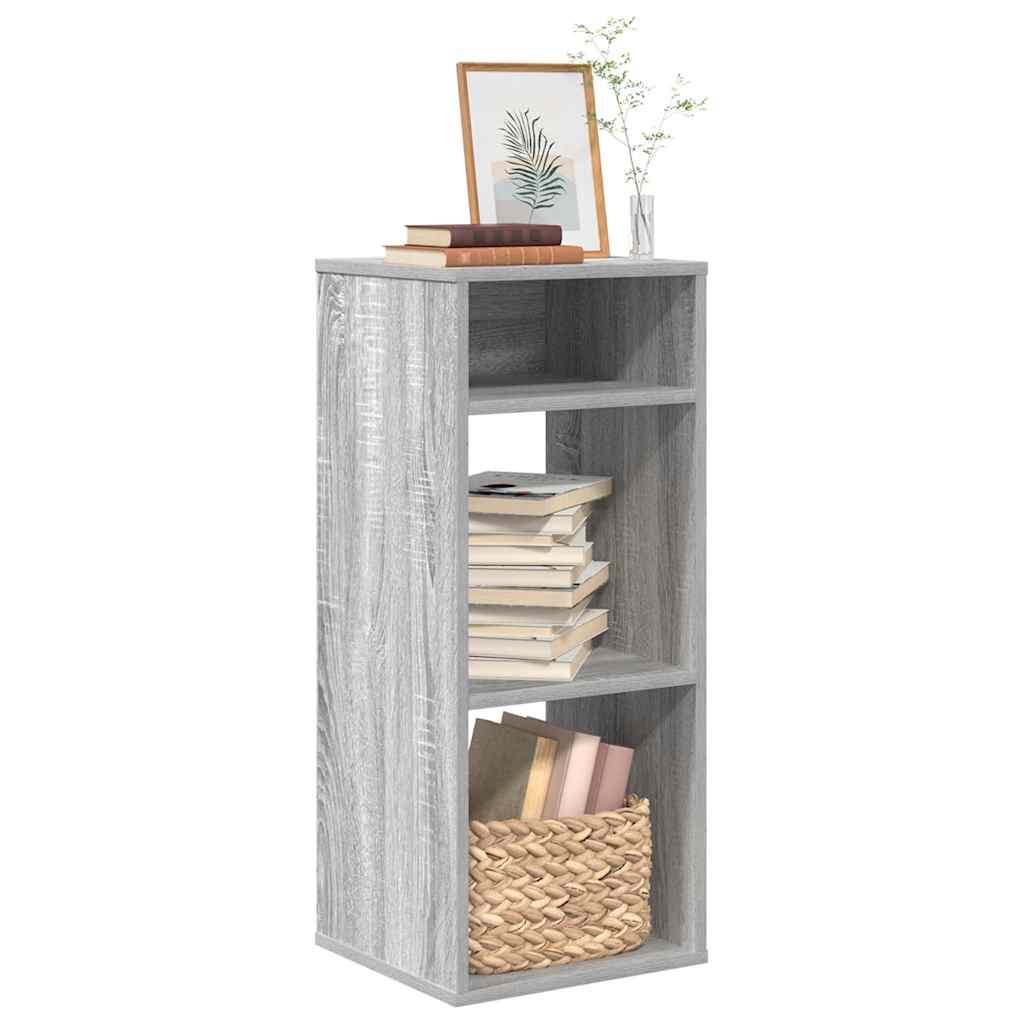 vidaXL Book Cabinet Grey Sonoma Engineered wood Storage Book Cabinet