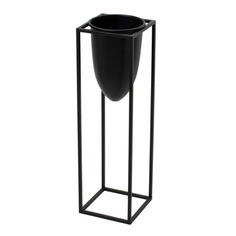 Matt Black Bullet Planter
