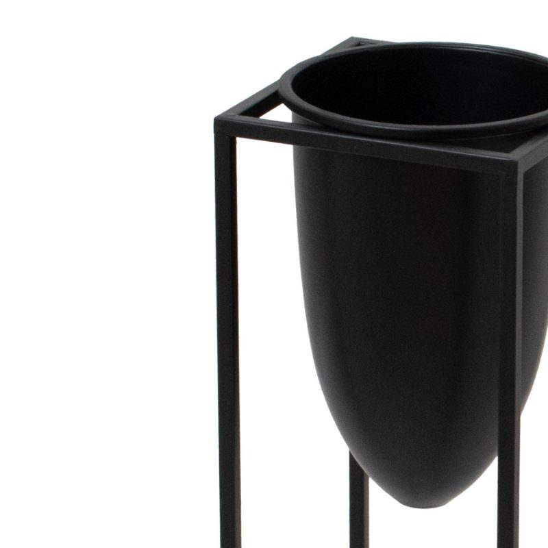 Matt Black Bullet Planter