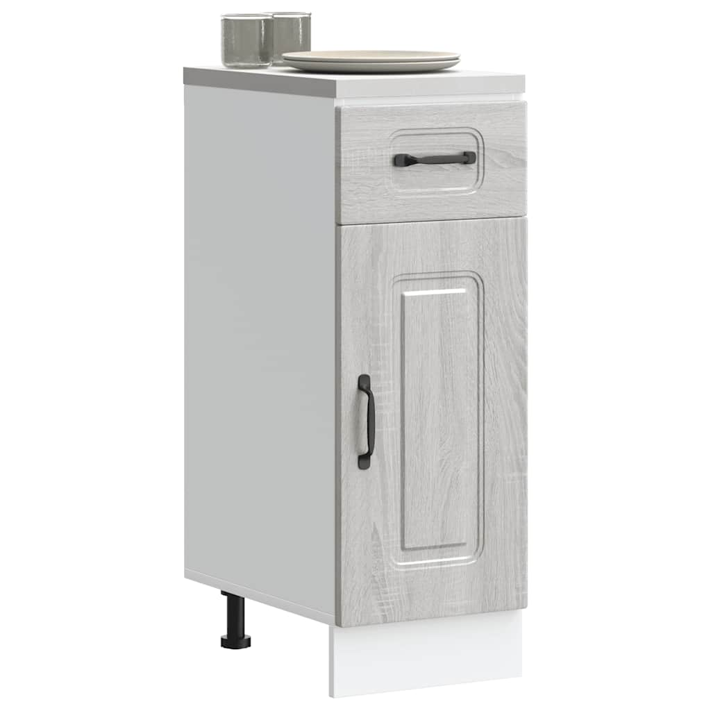 vidaXL Kitchen Base Cabinet Grey Sonoma Engineered wood Medium