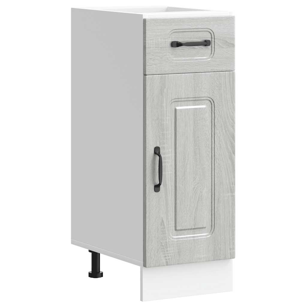 vidaXL Kitchen Base Cabinet Grey Sonoma Engineered wood Medium