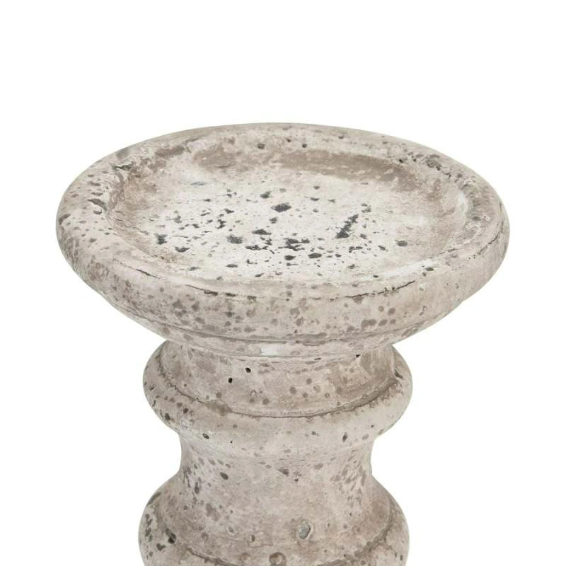 Stone Ceramic Column Candle Holder Small