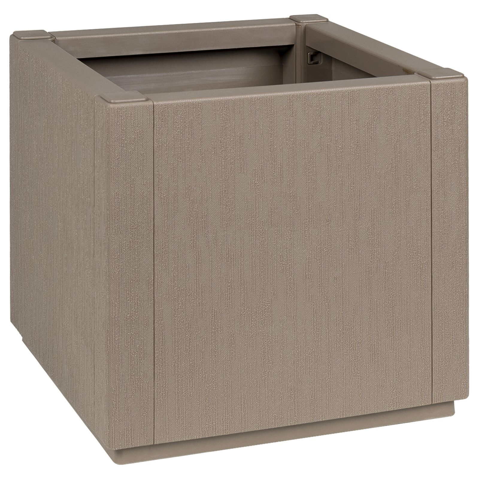 vidaXL Garden Planter Gray 36 x 36 x 35 cm Polypropylene