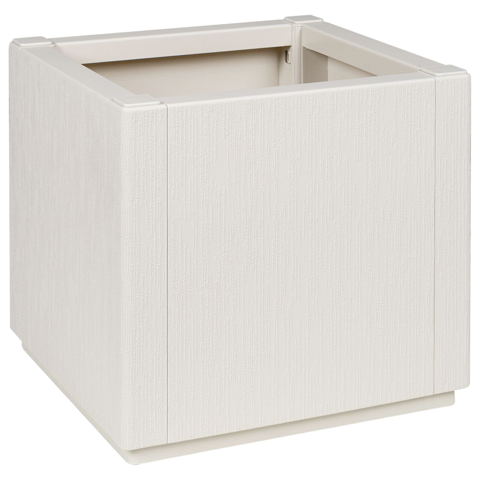vidaXL Garden Planter White 36 x 36 x 35 cm Polypropylene