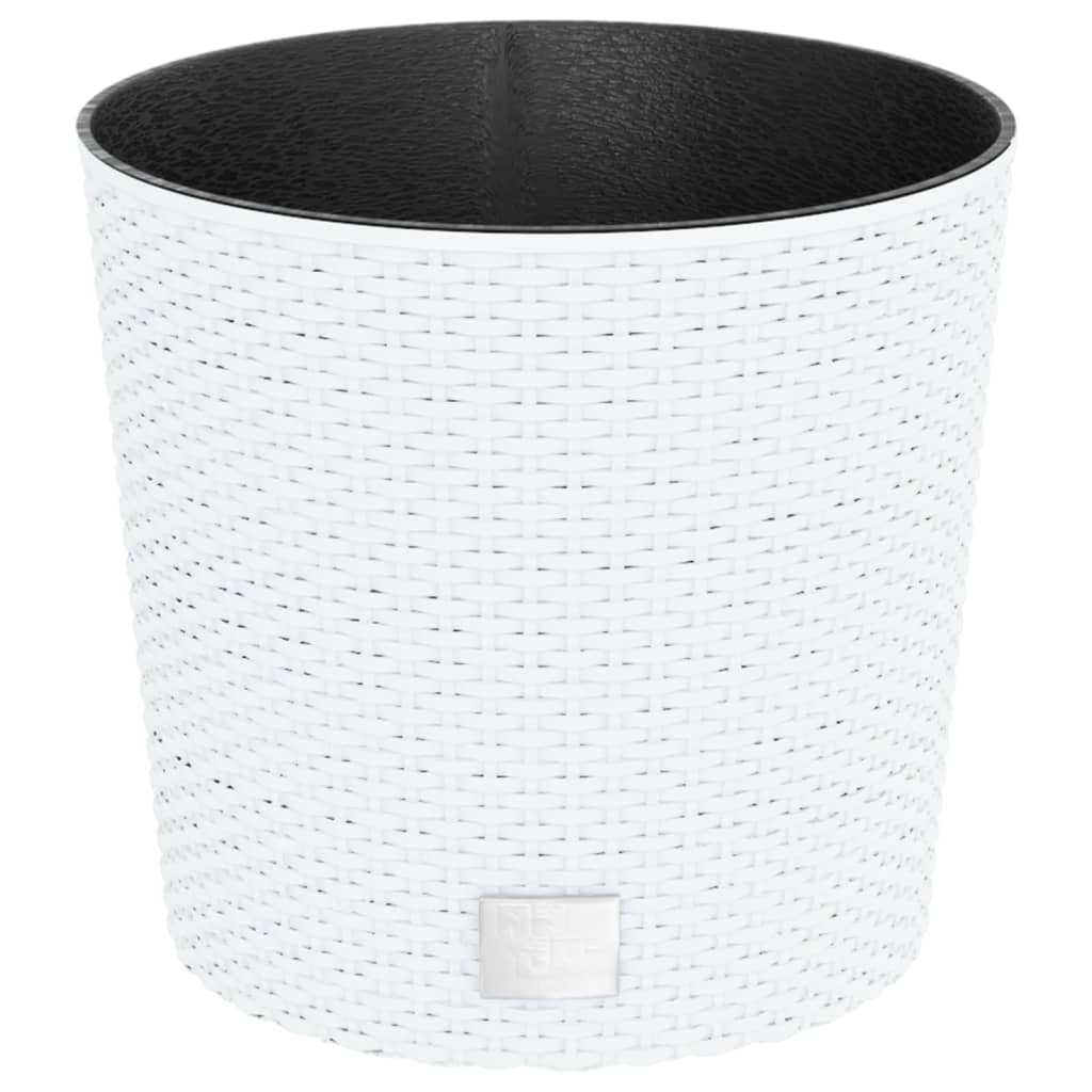 vidaXL Planter White Polypropylene Large Removable Covers Planter