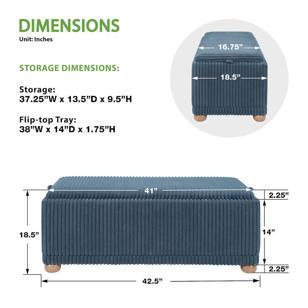 Sahara Storage Bench