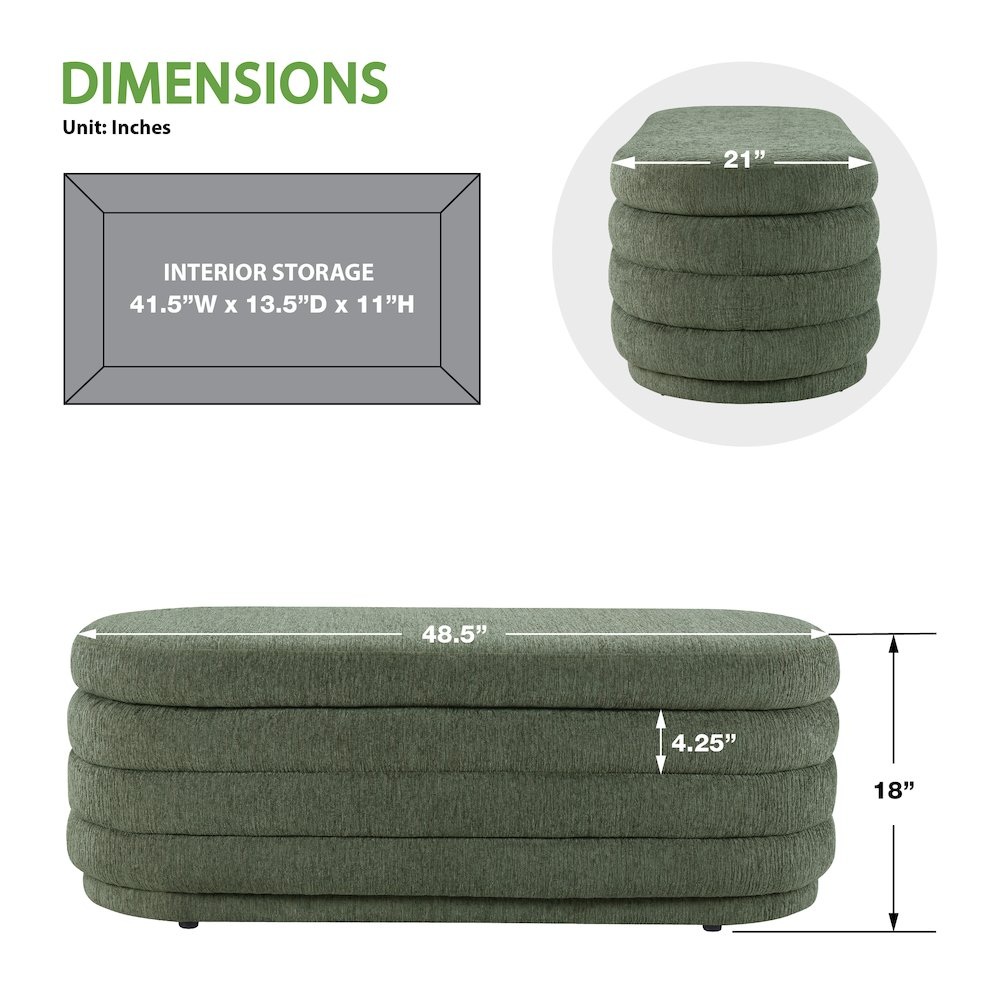 Clifford Storage Bench