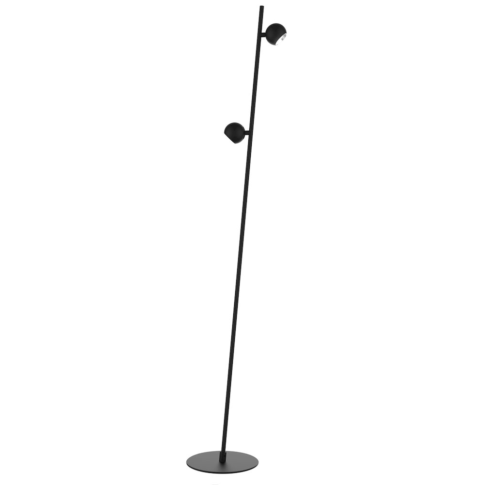 Dainolite Fernanda LED Floor Lamp – Sandy Black, 10W Dimmable