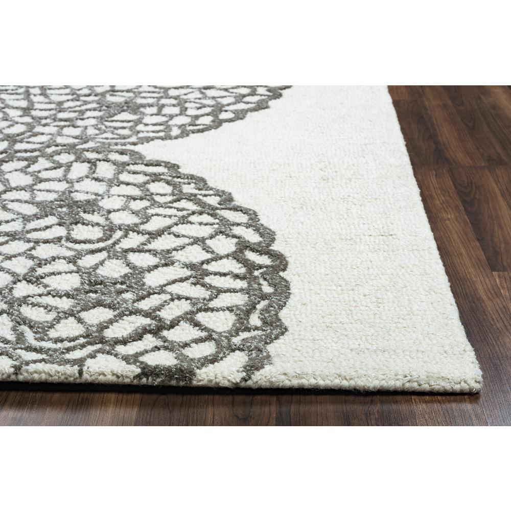 Charming Gray 8' x 10' Hand-Tufted Rug- CM1005