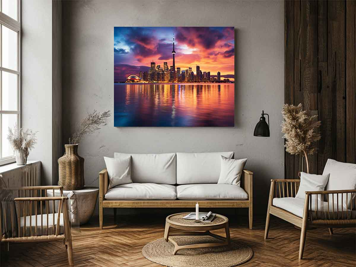 Toronto Art Canvas Art  Print Painting