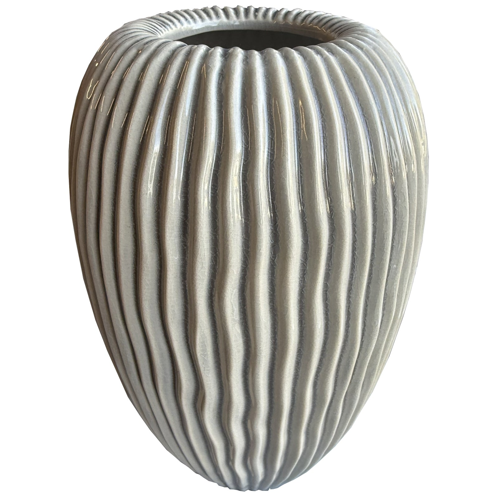 Pallida Large Striped Vase