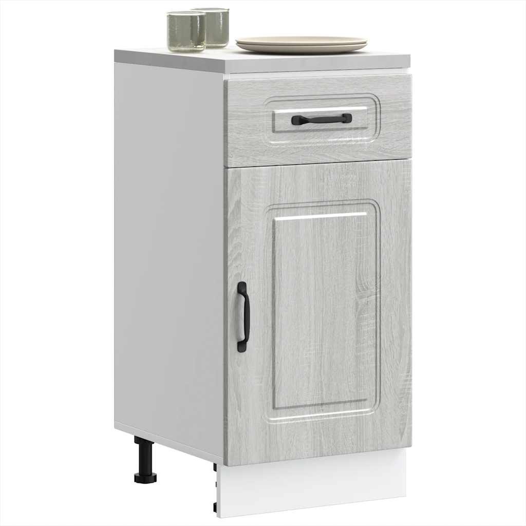 vidaXL Kitchen Base Cabinet Grey Sonoma Engineered Wood