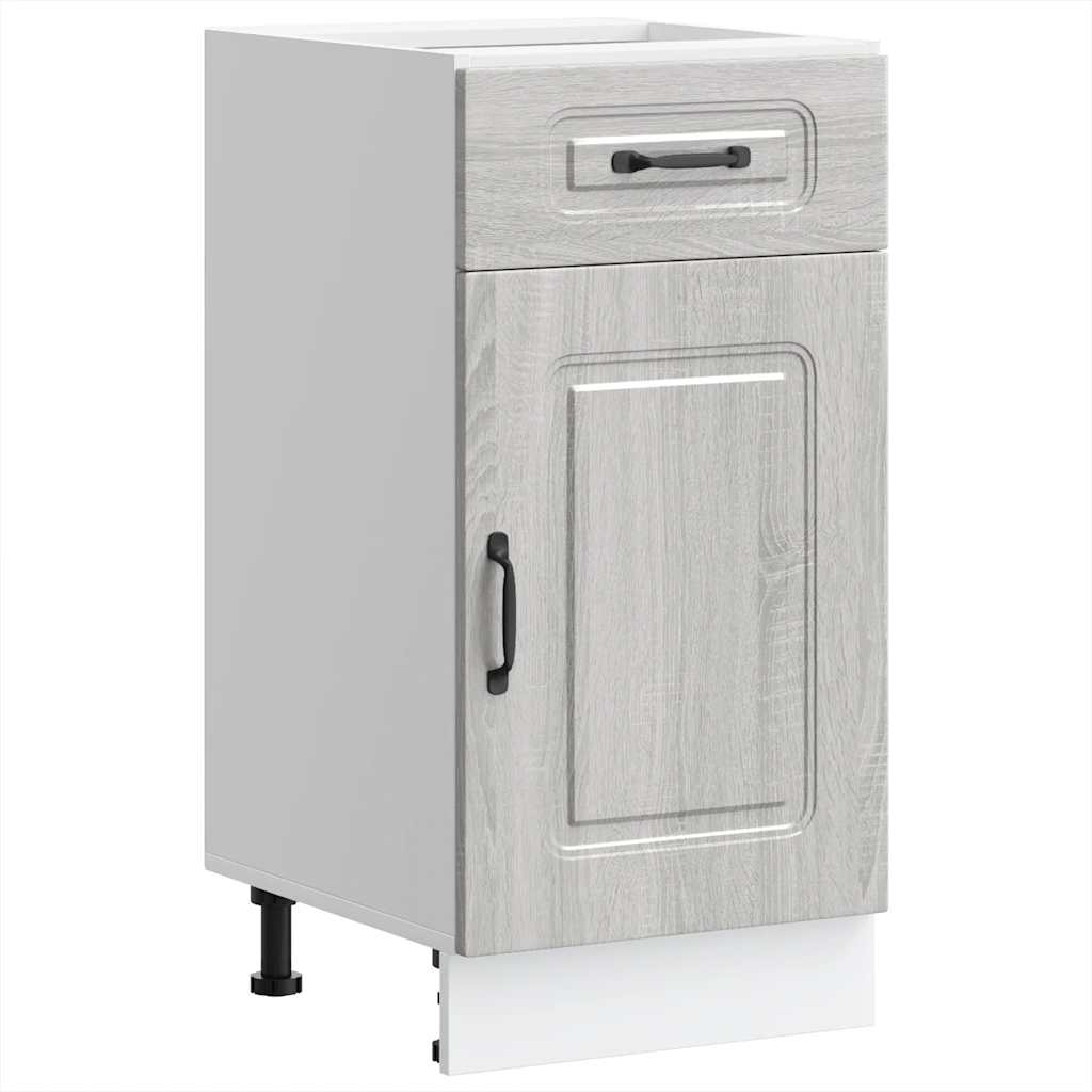 vidaXL Kitchen Base Cabinet Grey Sonoma Engineered Wood