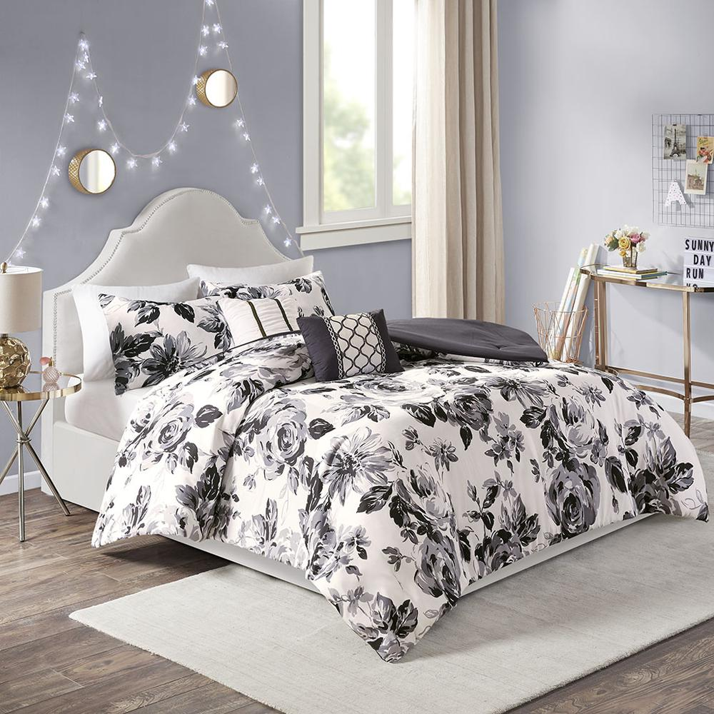 Floral Print Comforter Set