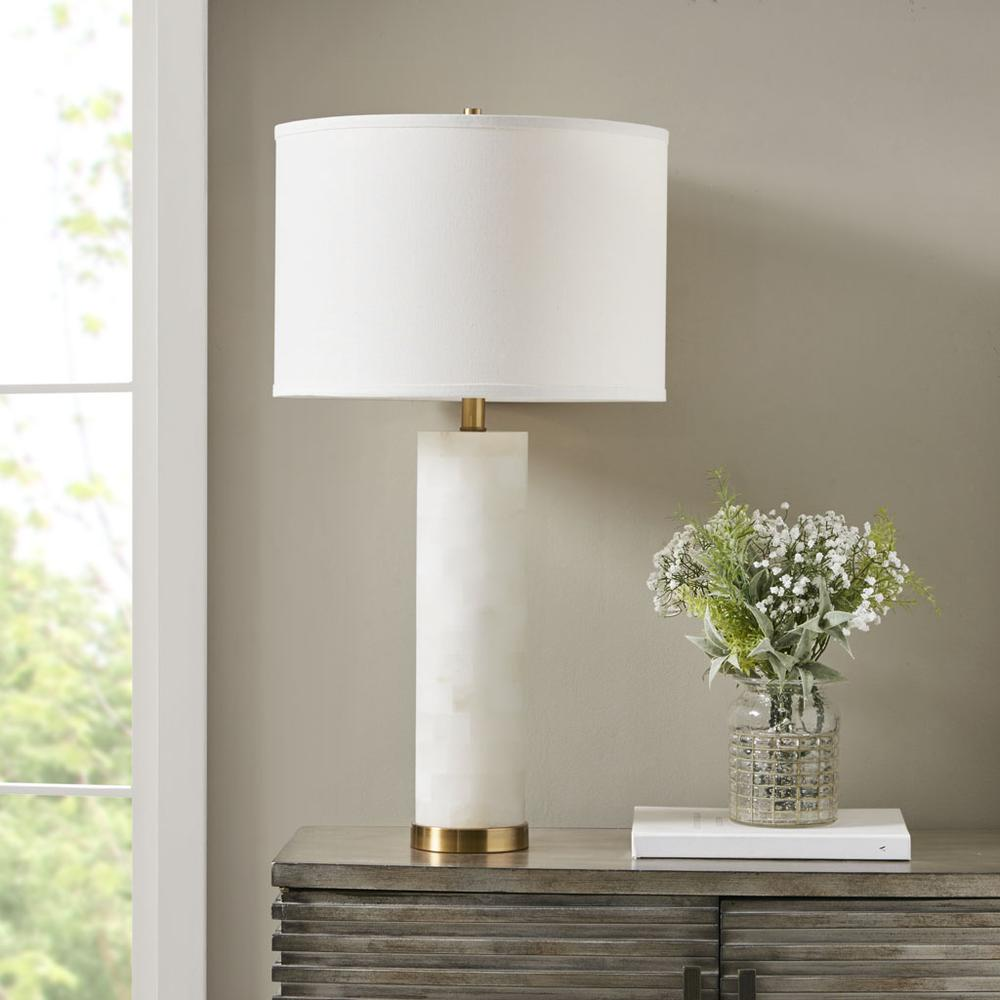 Prague Alabaster Table Lamp by Hampton Hill