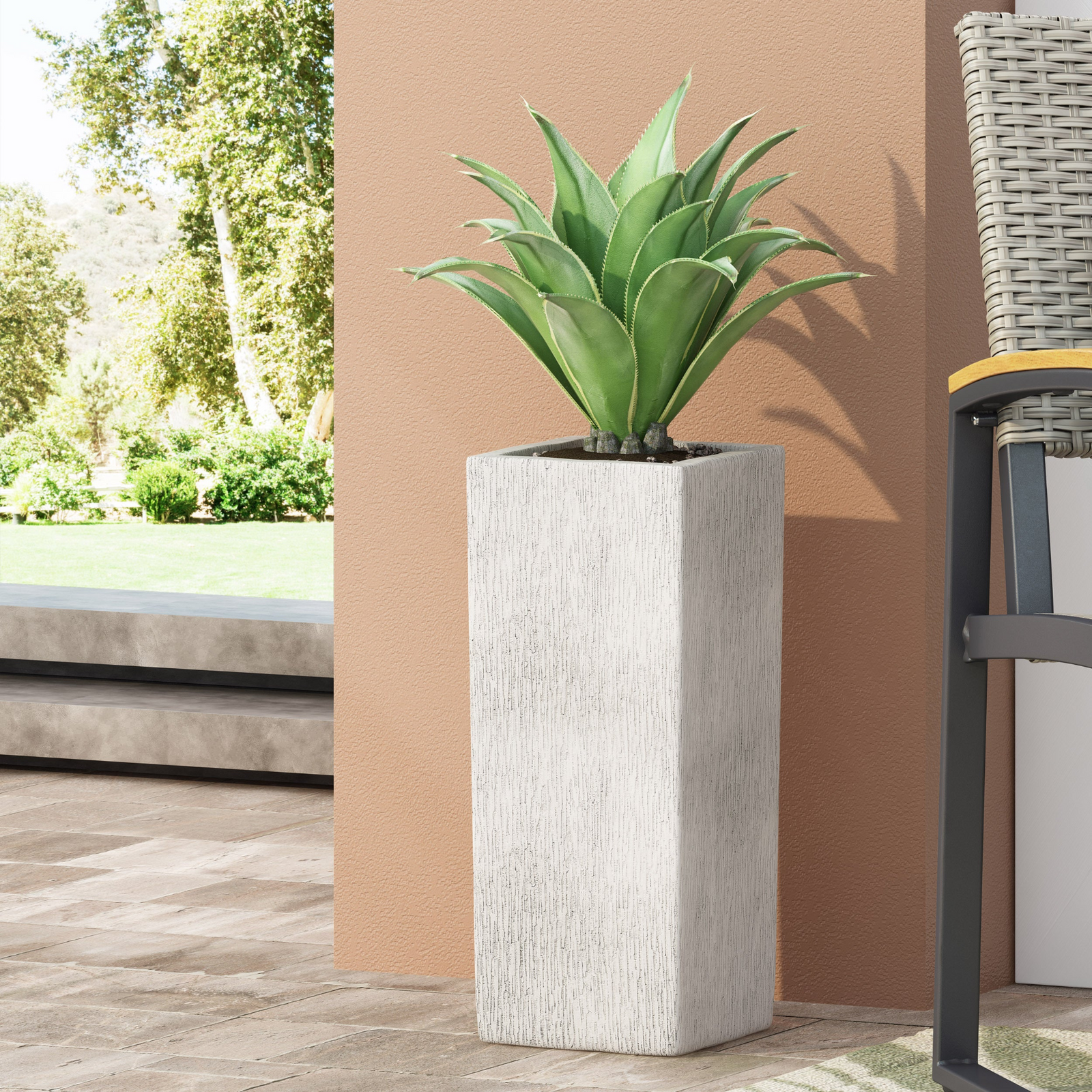 20'' H MGO Garden Urn Planter