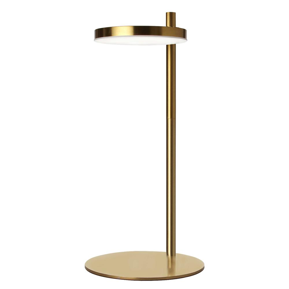 Dainolite 12W Fia Modern LED Table Lamp – Aged Brass
