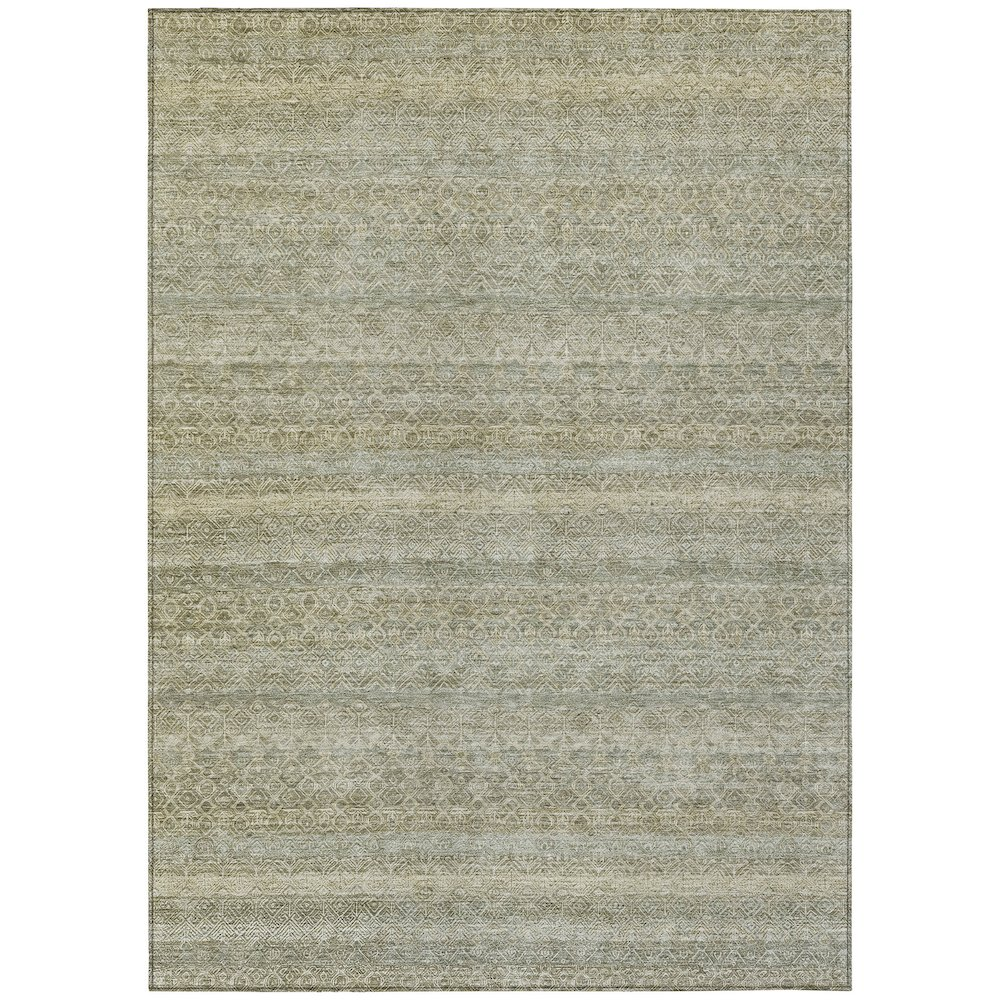 Machine Washable Indoor/Outdoor Chantille ACN2105 Linen 2'6" x 3'10" Rug