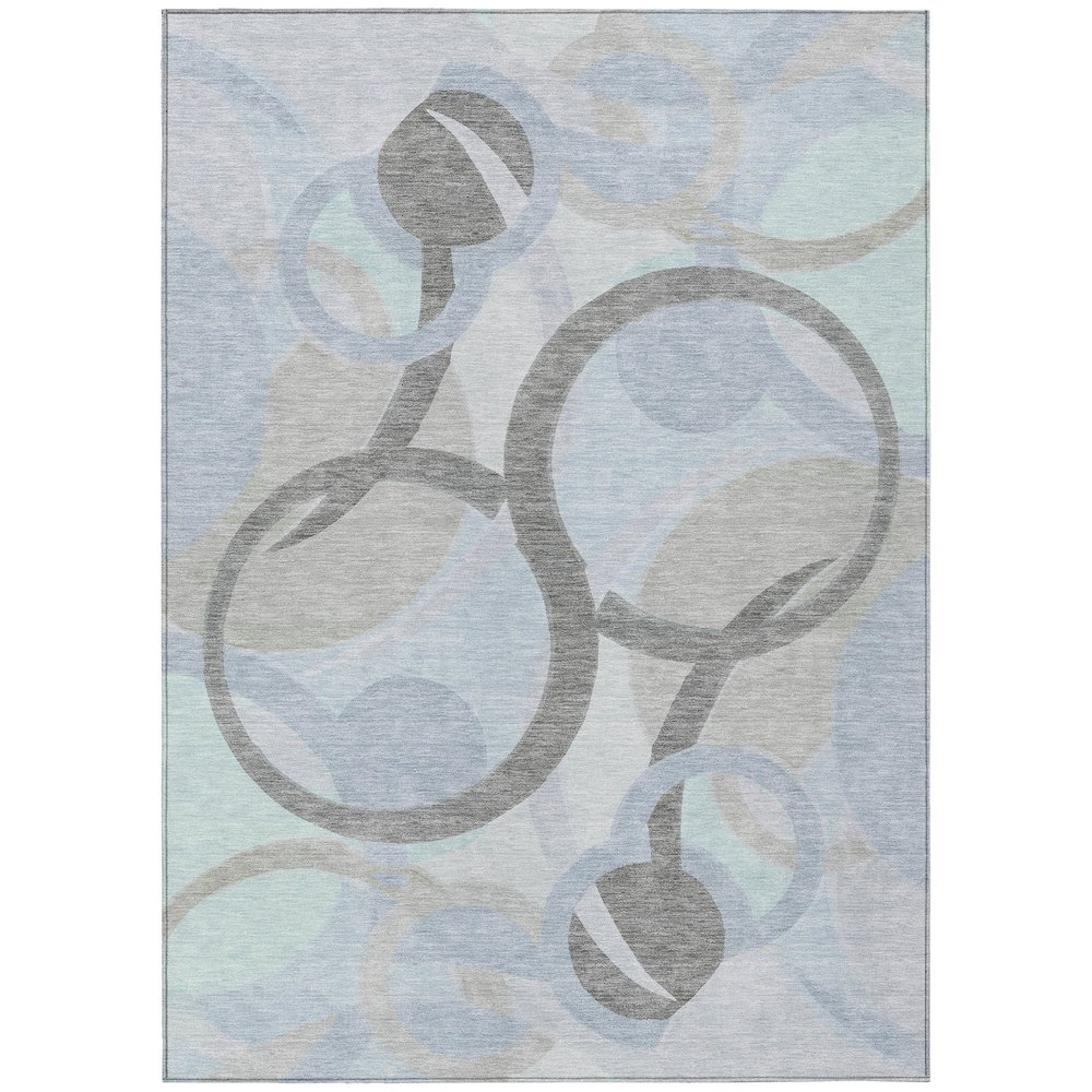 Machine Washable Indoor/Outdoor Chantille ACN2168 Taupe 3' x 5' Rug