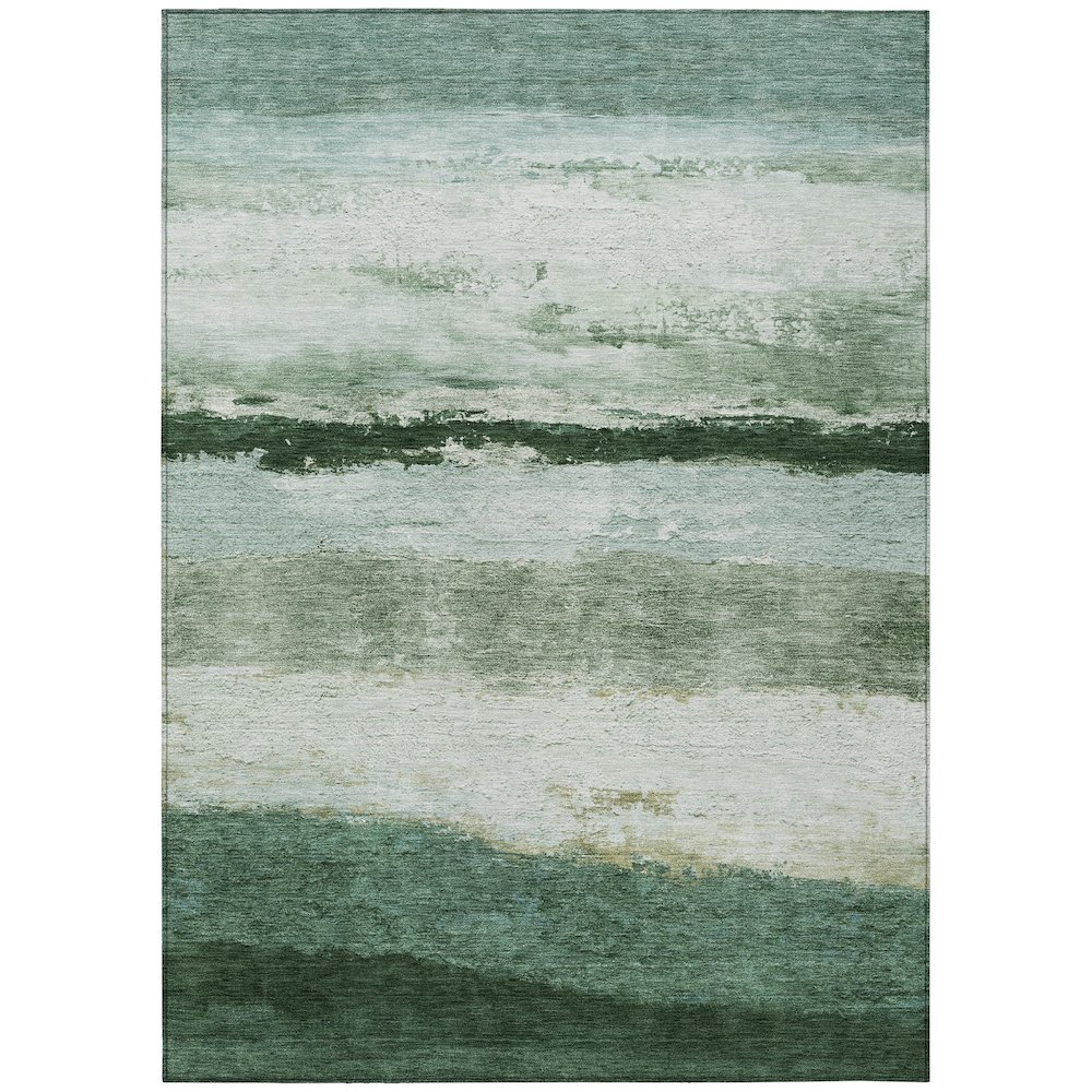 Machine Washable Indoor/Outdoor Chantille ACN2169 Fern 3' x 5' Rug