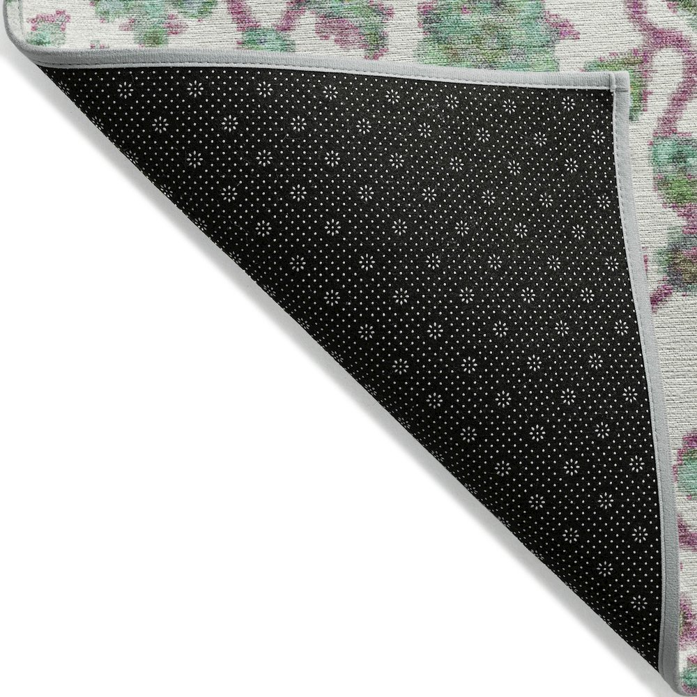 Machine Washable Indoor/Outdoor Chantille ACN2187 Mint 2'3" x 7'6" Runner Rug