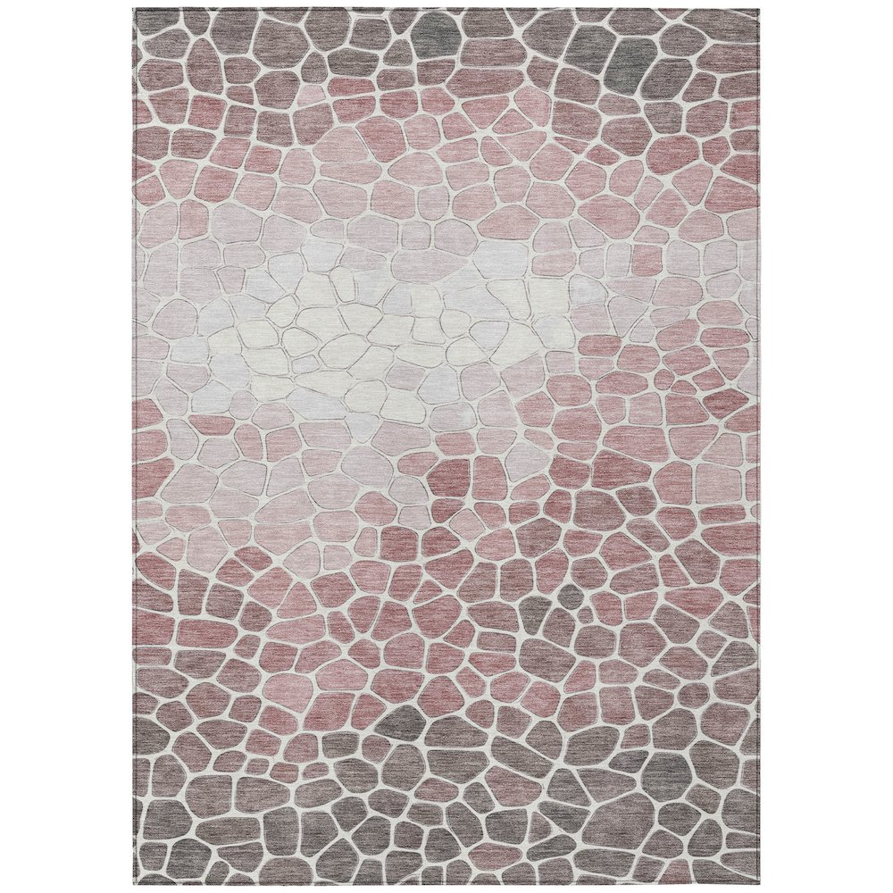 Machine Washable Indoor/Outdoor Chantille ACN2190 Blush 2'6" x 3'10" Rug