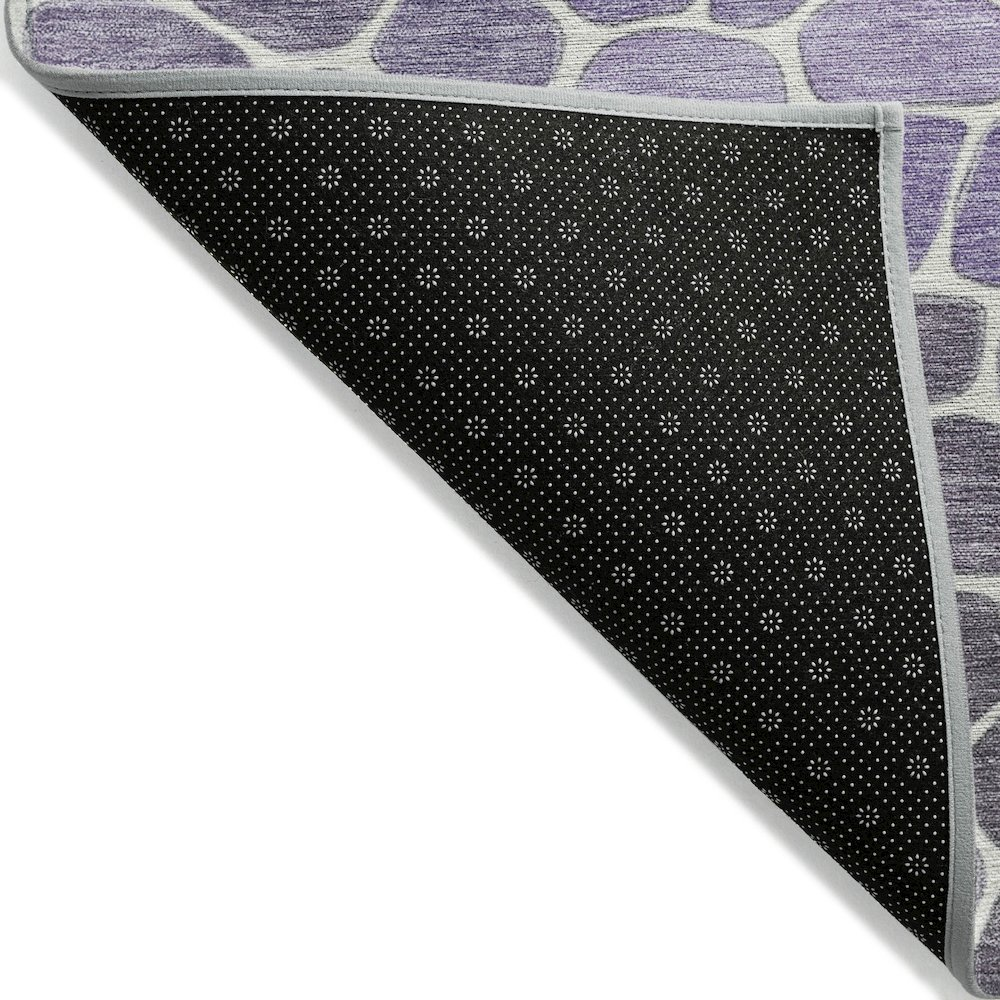 Machine Washable Indoor/Outdoor Chantille ACN2190 Purple 5' x 7'6" Rug