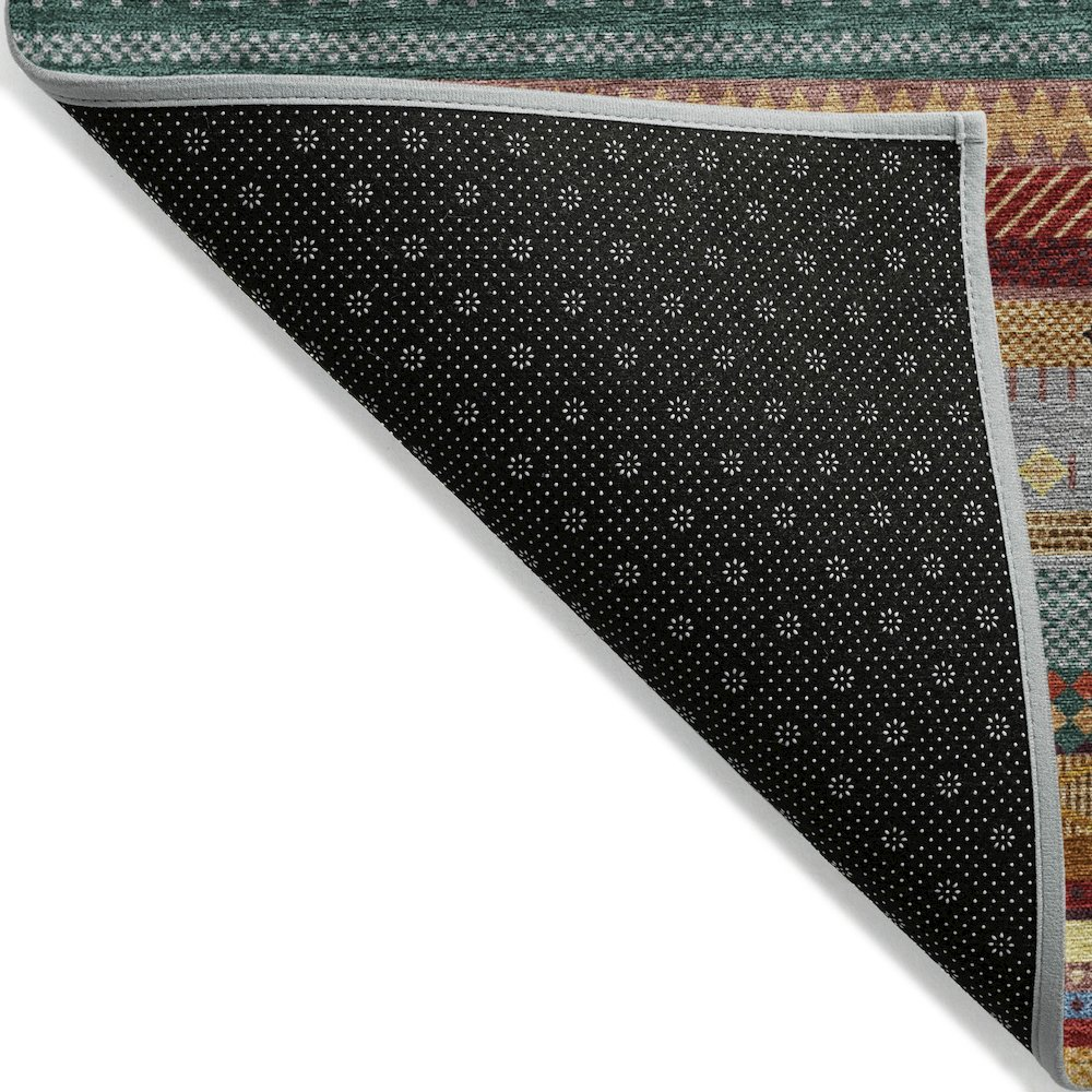 Machine Washable Indoor/Outdoor Chantille ACN2218 Paprika 2'3" x 7'6" Runner Rug