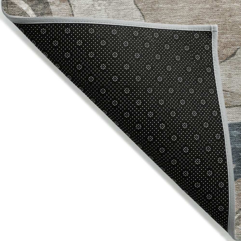 Machine Washable Indoor/Outdoor Chantille ACN2219 Beige 2'3" x 7'6" Runner Rug