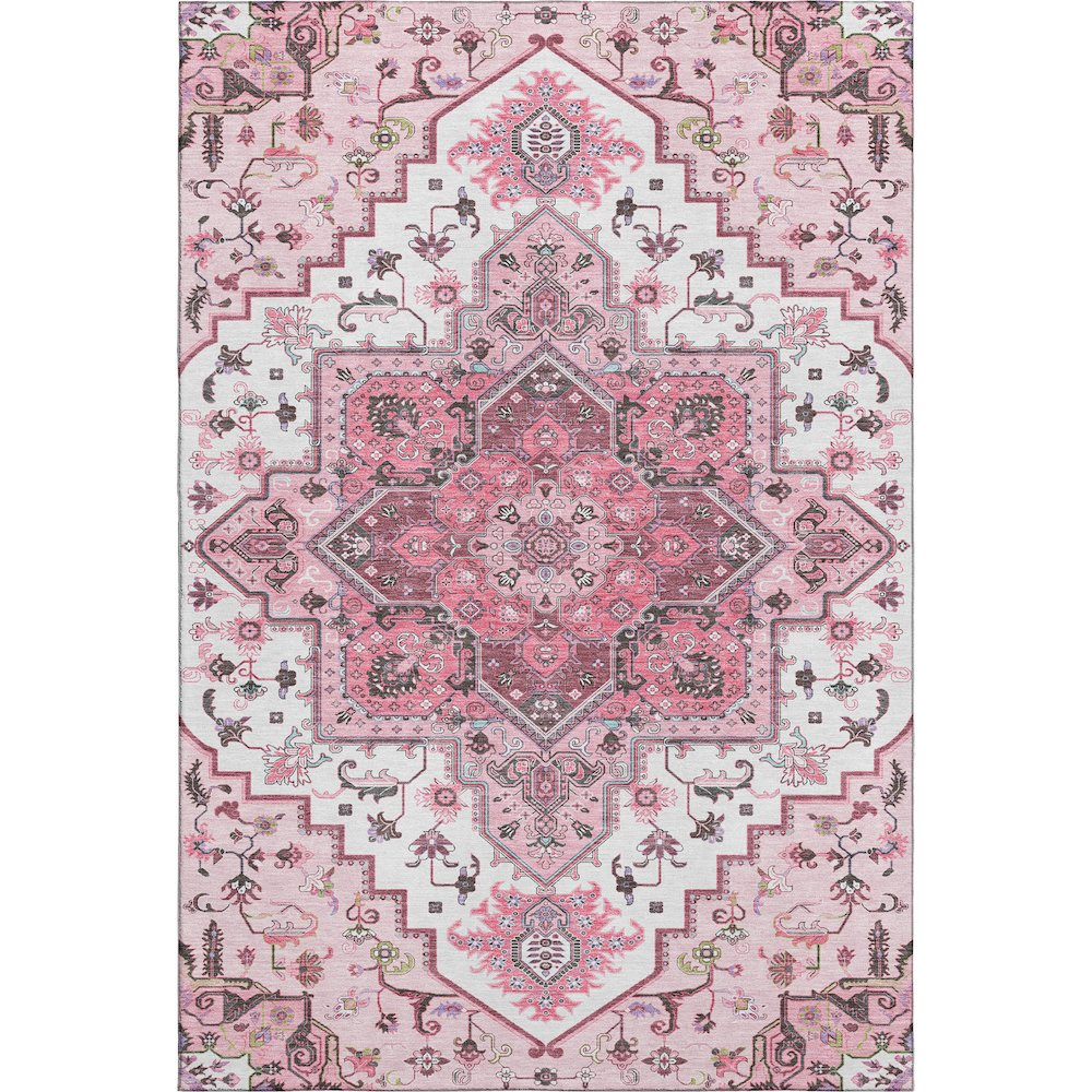 Premium Machine Washable Mayfield AMF1036 Pink 2'6" x 3'10" Rug