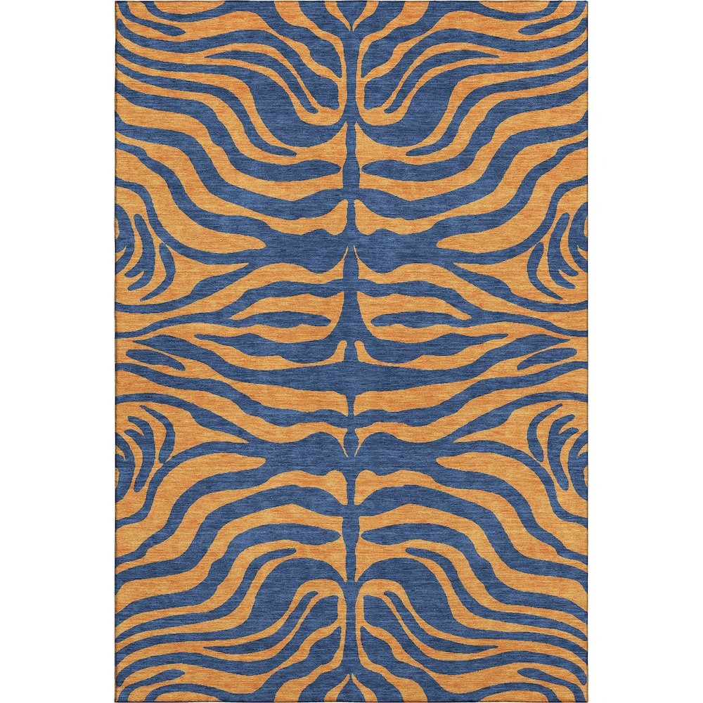 Premium Machine Washable Mayfield AMF1043 Navy 2'6" x 3'10" Rug