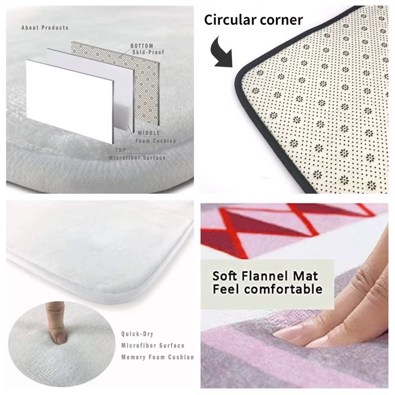 Easy Cleaning Persian Style Carpet for Living Room Retro Home Decoration Aesthetic Lounge Non-slip Rug European Tatami Floor Mat