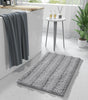 Extra Thick Bathroom Rug Mat – Super Absorbent, Non-Slip, Quick-Dry Luxury Microfiber Chenille Bath Mat, Plush Washable Soft Shower Carpet, 24" × 17"