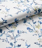 Emily White Blue Floral Peel and Stick Wallpaper Panel (covers 26 sq. ft.)