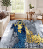 FINOREN Imitation Velvet Carpet  Non Slip Area Rug for Living Room, Entryway, Bedroom, Kitchen and Corridor - Lightweight Mat, Machine Washable Low Pile Rugs