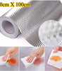Kitchen Backsplash Stickers,40 X 100Cm, Self Adhesive Drawer Liner Peel and Stick Foil Wallpaper Cabinets Shelf Sticker