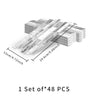 Irregular Shape Modern Grey Marble Pattern Peel And Stick Wallpaper Kitchen Bathroom Tile Stickers